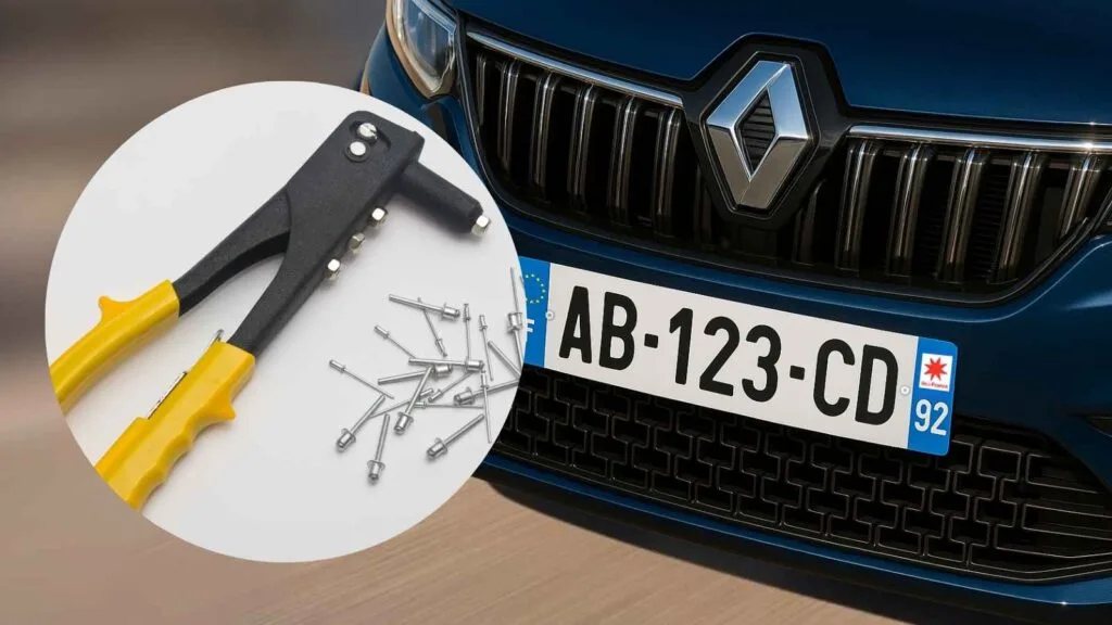 Comment poser une plaque d’immatriculation comme un pro